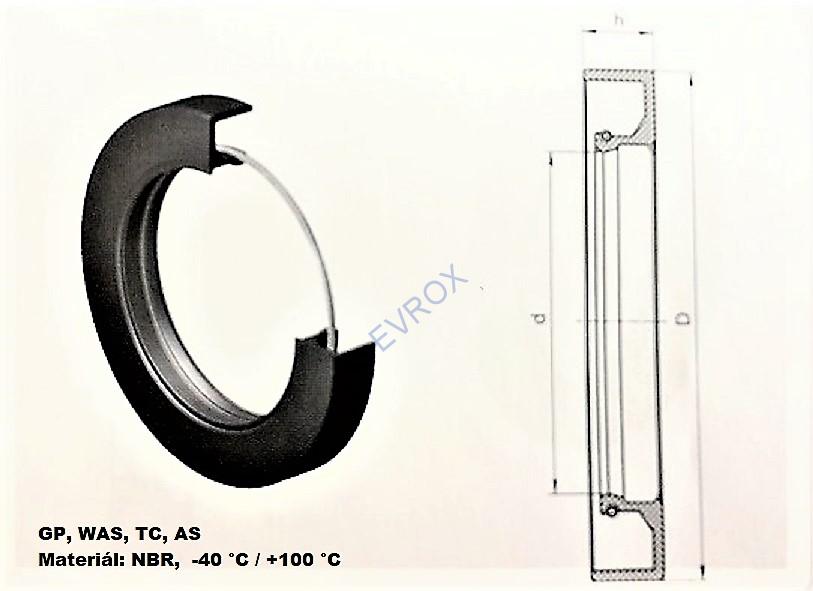 Gufero GP 65x100x10 