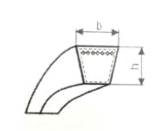 Klinový remeň 13x2330 Li/ 2360 LW